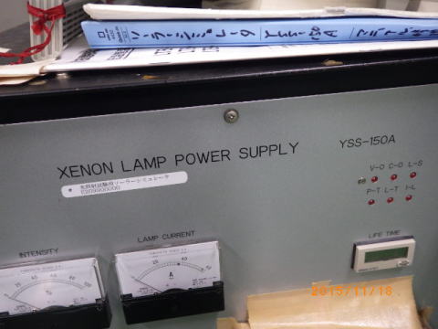 ソーラーシミュレータ　山下電装　中古機器