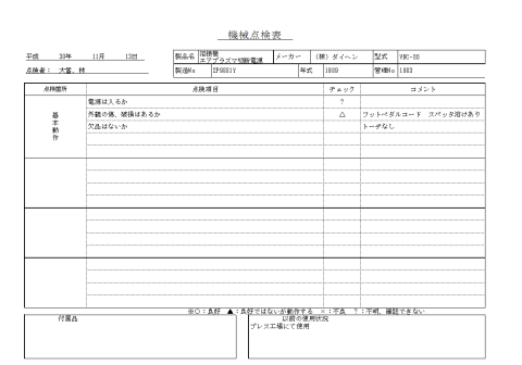 プラズマ切断機 ダイヘン 中古