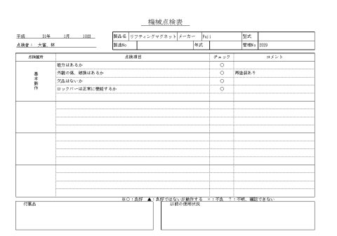 リフティングマグネット フジ 中古