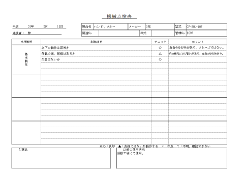 ハンドリフター OPK 中古