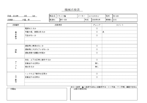 卓上フライス盤 コスモキカイ 中古