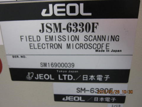 電界放出型走査電子顕微鏡（FE-SEM）　日本電子　中古機器