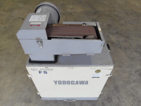 集塵機付ベルトグラインダー 淀川 中古機械
