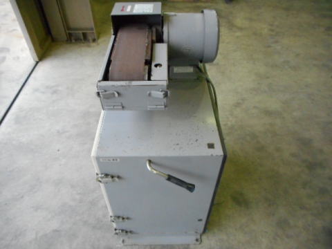 集塵機付ベルトグラインダー 淀川 中古機械