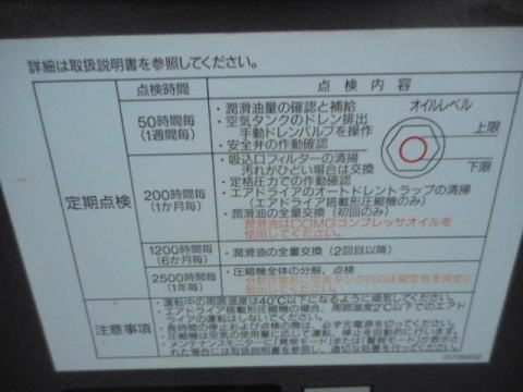 パッケージコンプレッサー アネスト岩田 中古機械
