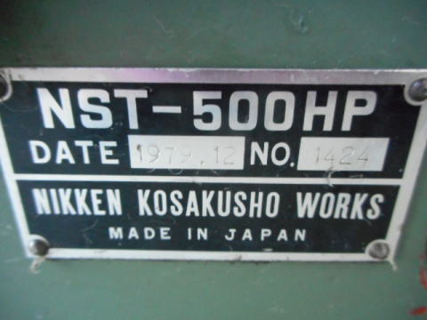 傾斜円テーブル　日研　中古機械
