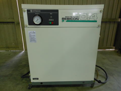 パッケージコンプレッサー 日立 中古機械