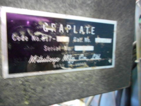 石定盤　ミツトヨ　中古