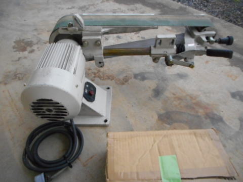 ベルトグラインダー　下村電友　中古機械