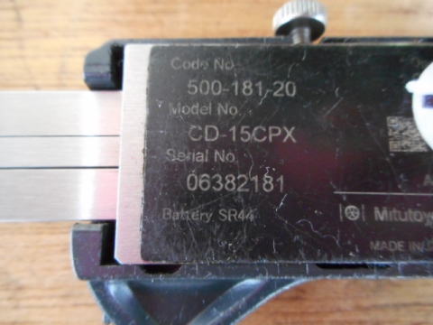 デジタルノギス ミツトヨ 中古機械