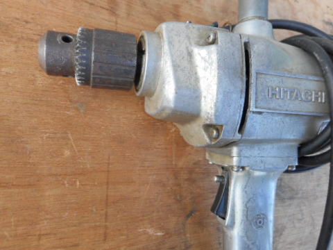 電気ドリル　日立工機　中古機械