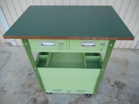 キャスター付作業台 サカエ 中古機械