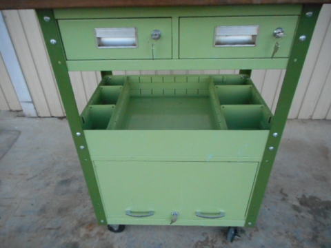 キャスター付作業台 サカエ 中古機械