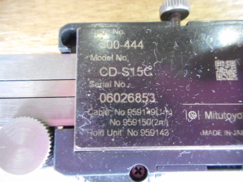 デジタルノギス　ミツトヨ　中古機械