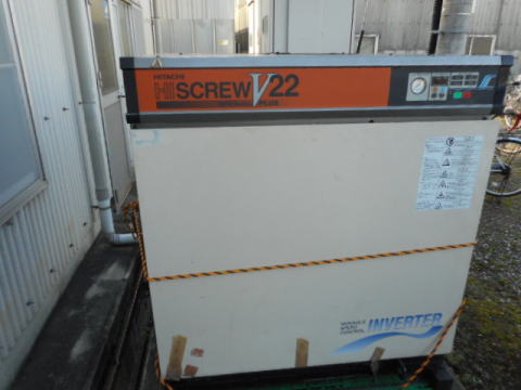 スクリューコンプレッサー　日立　中古機械