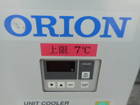 チラー オリオン 中古機械
