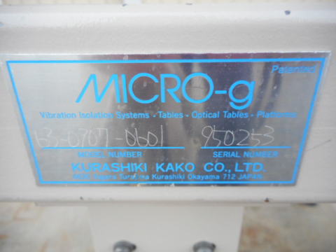 防振台　倉敷化工　中古機器