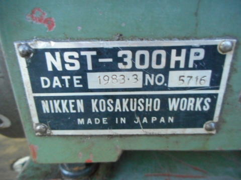 傾斜円テーブル　日研　中古