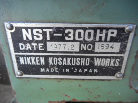 傾斜円テーブル　日研　中古