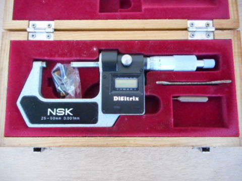デジタルマイクロメーター　NSK　中古機械