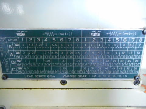 7尺旋盤 滝澤 中古機械