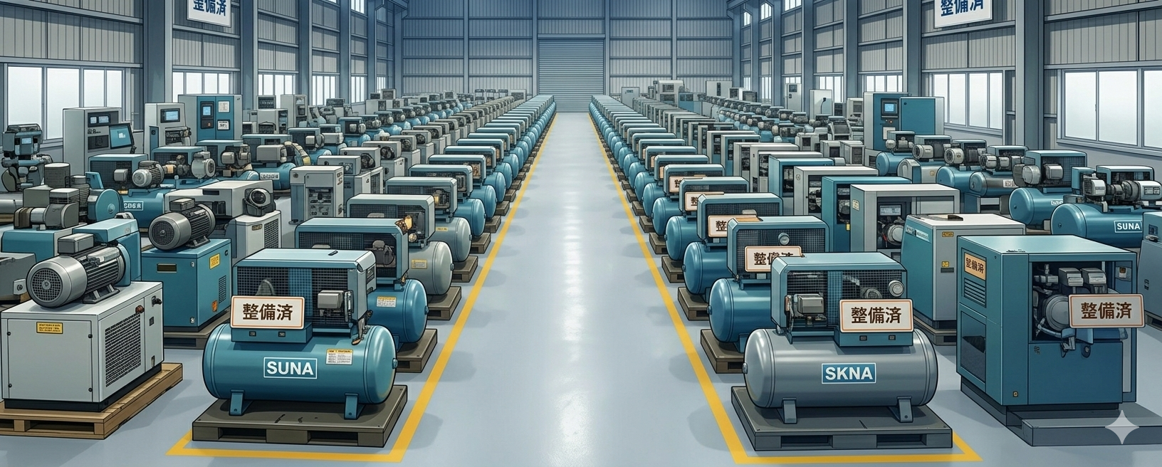 中古コンプレッサー在庫一覧