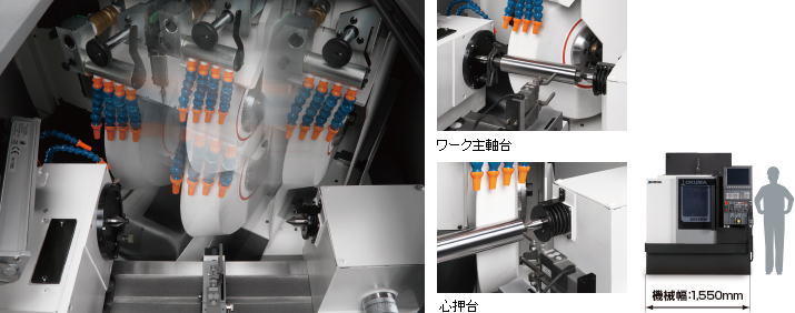 NC円筒研削盤　オークマ　機械の転職