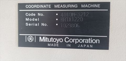 三次元測定器 ミツトヨ BRTA1220中古