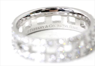 トゥルーワイドダイヤリング ティファニー Tiffany&Co. 中古
