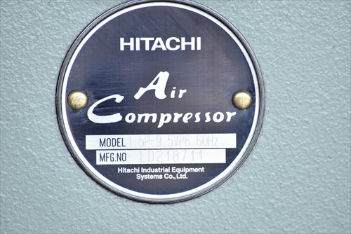 コンプレッサー 日立 1.5P-9.5VP6中古