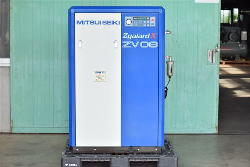 
                スクリューコンプレッサー三井精機ZV08AX-R中古