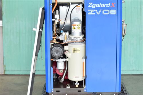中古 三井精機 ZV08AX-R スクリューコンプレッサー