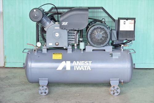 
                コンプレッサーアネスト岩田TLP55EG-10中古