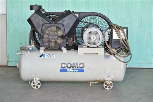 
                【5.5kW】コンプレッサーアネスト岩田TFP55-10中古