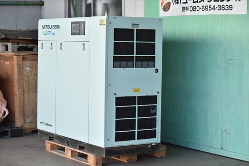 【22kW】スクリューコンプレッサー 三井精機 i-14022A-R中古