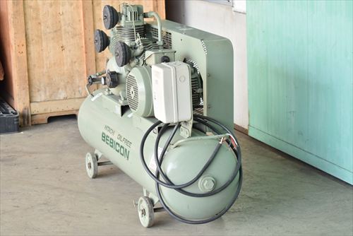 【5.5kW】コンプレッサー 日立製作所 5.5OU-7.5G6中古