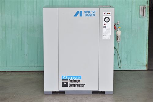 【2.2kW】コンプレッサー アネスト岩田 CFP22CF-8.5D中古