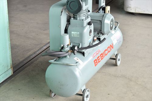 【1.5kW】コンプレッサー 日立産機システム 1.5P-9.5VD6中古