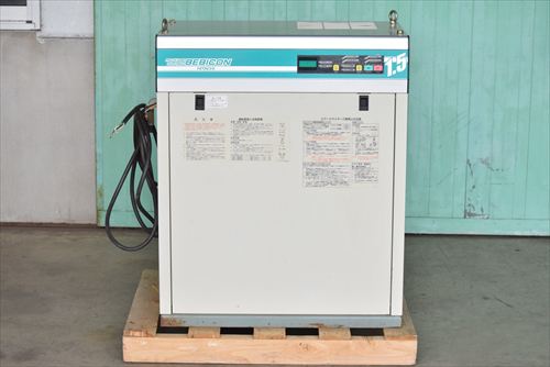 【1.5kW】コンプレッサー 日立産機システム POD-1.5M5中古