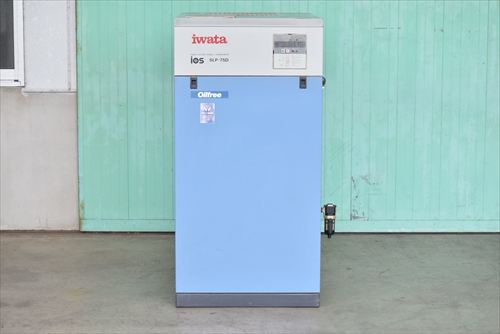 【7.5kW】スクロールコンプレッサー アネスト岩田 SLP-75D中古