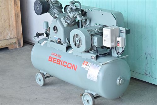 【3.7kW】コンプレッサー 日立産機システム 3.7P-9.5VD6中古