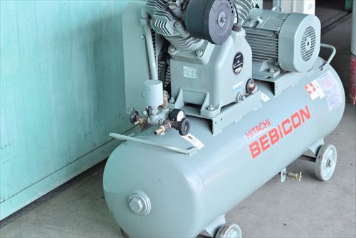 【3.7kW】コンプレッサー 日立産機システム 3.7P-9.5VD6中古