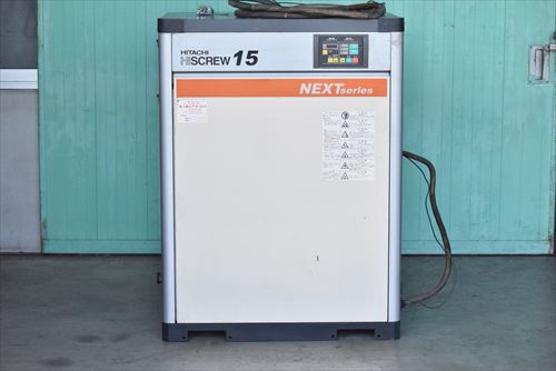 
                【15kW】スクリューコンプレッサー日立産機システムOSP-15M6AN中古