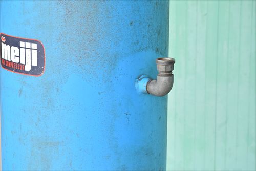 【227L】エアータンク 明治機械 ST230D中古