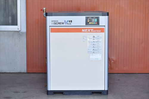 
                【15kW】スクリューコンプレッサー日立産機システムOSP-15VARN中古