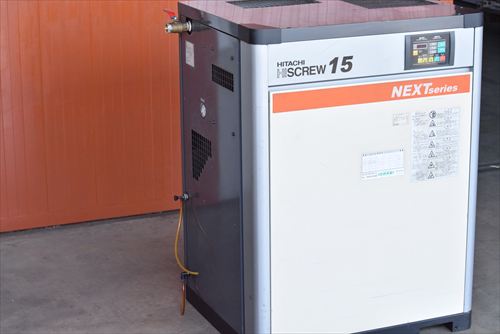 【15kW】スクリューコンプレッサー 日立産機システム OSP-15M6ARN中古
