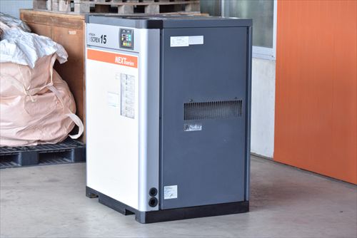 【15kW】スクリューコンプレッサー 日立産機システム OSP-15M6ARN中古