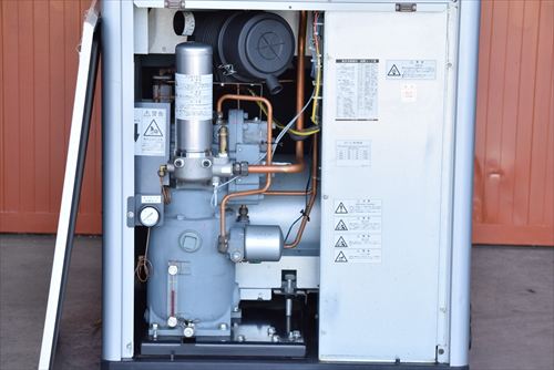 【15kW】スクリューコンプレッサー 日立産機システム OSP-15VARN中古