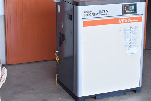 【15kW】スクリューコンプレッサー 日立産機システム OSP-15VARN中古