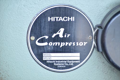 【1.5kW】コンプレッサー 日立産機システム 1.5OU-9.5G6中古